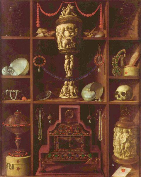 Johann Georg von Hamilton Kleinodien Schrank china oil painting image